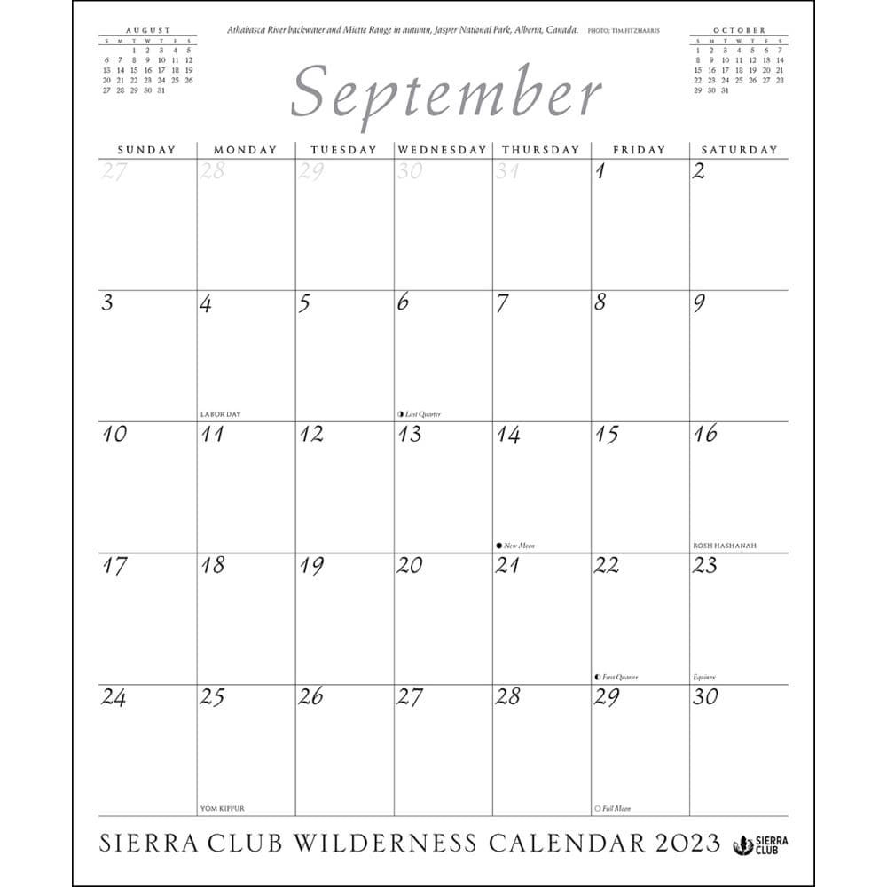 Sierra Club Wilderness Calendar 2023 Printable Calendar 2023