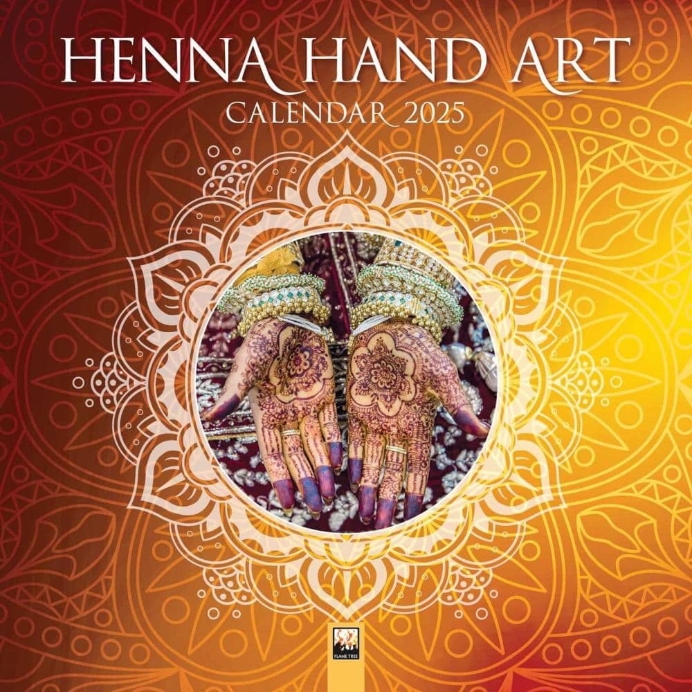 Henna Hand 2025 Wall Calendar Main Image