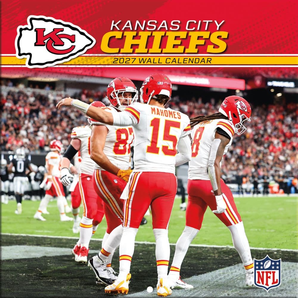 NFL Kansas City Chiefs 2027 Mini Wall Calendar Main Product Image