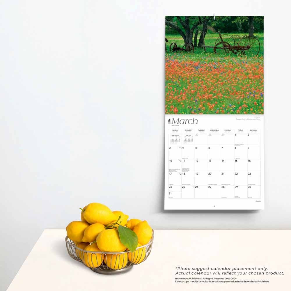 Austin Texas 2024 Wall Calendar - Calendars.com