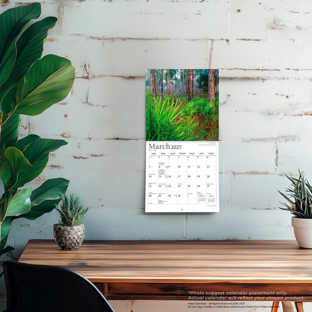 National Parks Foil 2027 Mini Wall Calendar Fourth Alternate Image