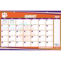 image Clemson Tigers 2026 Desk Pad 17" X 11"