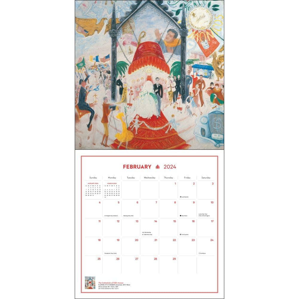 New York in Art MET 2024 Wall Calendar