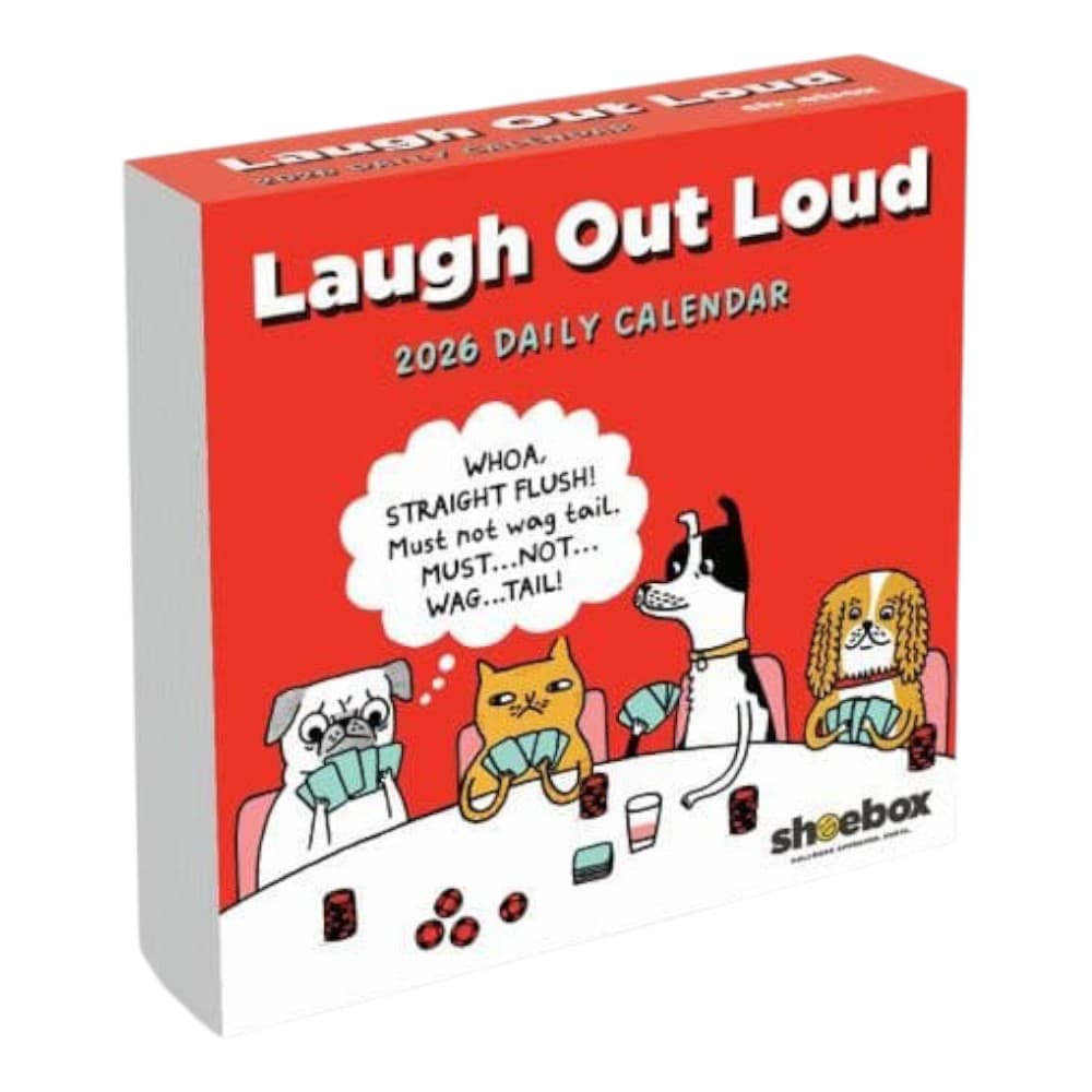 Shoebox 2026 Desk Calendar Main Product Image