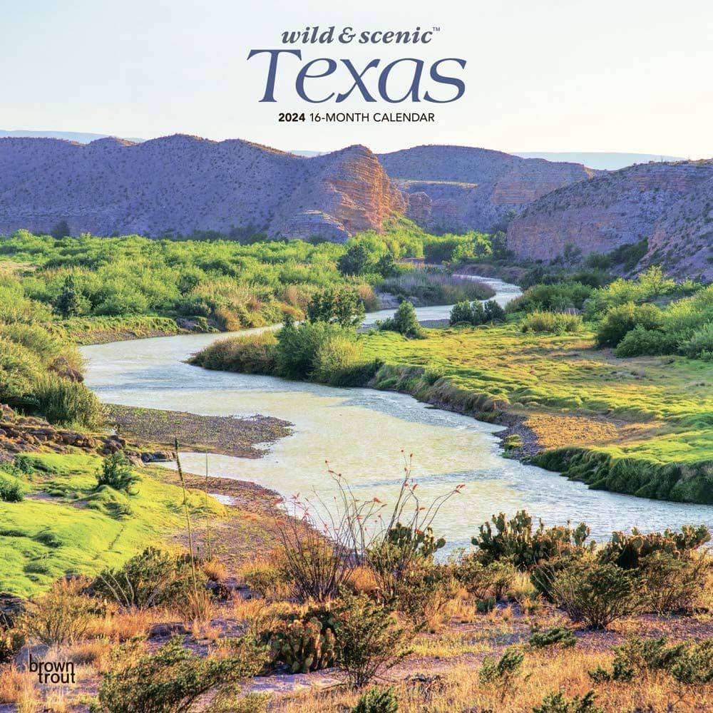 Texas Wild and Scenic 2024 Wall Calendar - Calendars.com