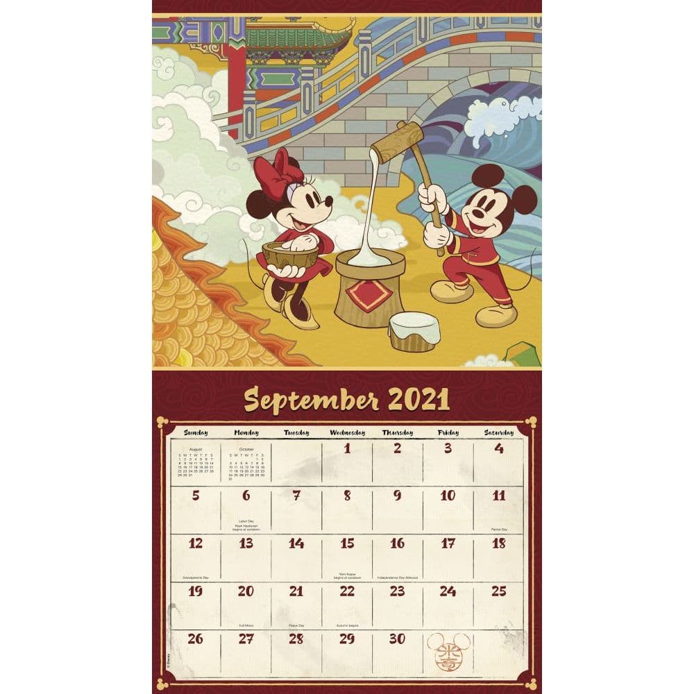 Mickey Mouse Printable Calendar