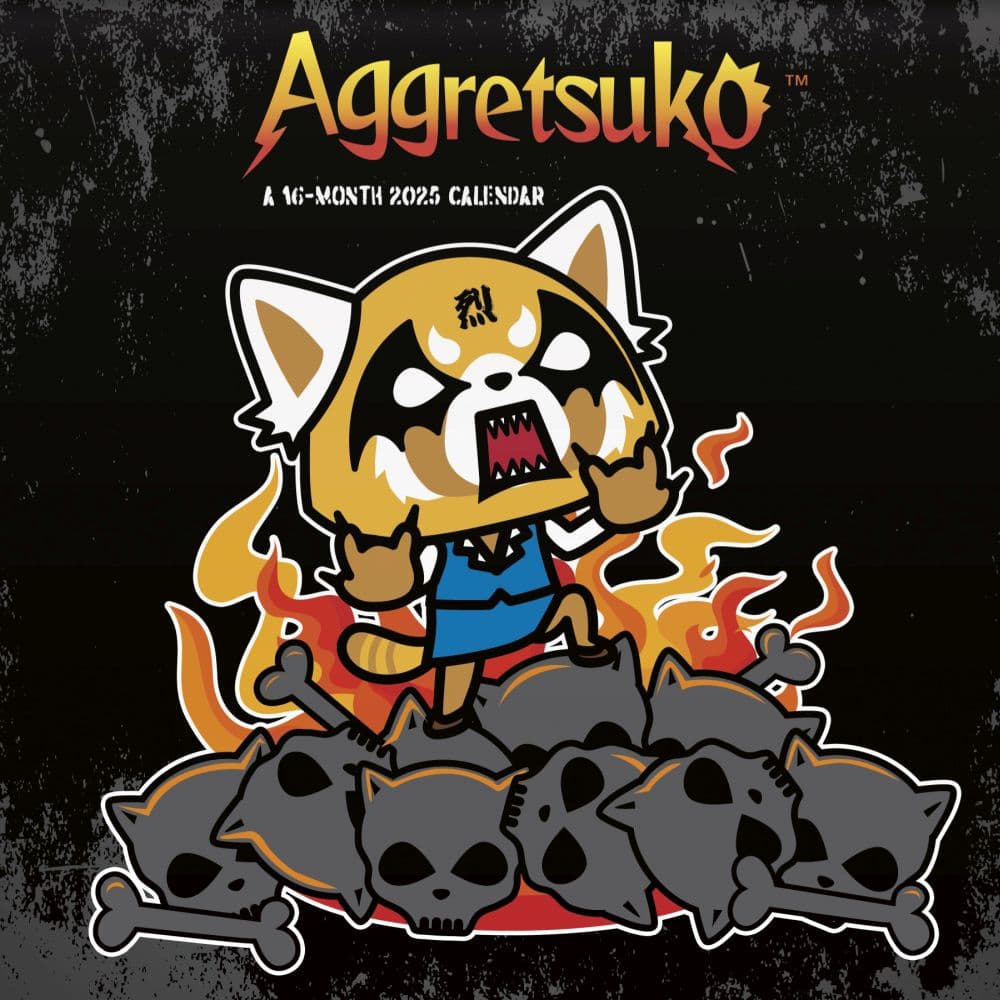 Aggretsuko 2025 Wall Calendar Main Image