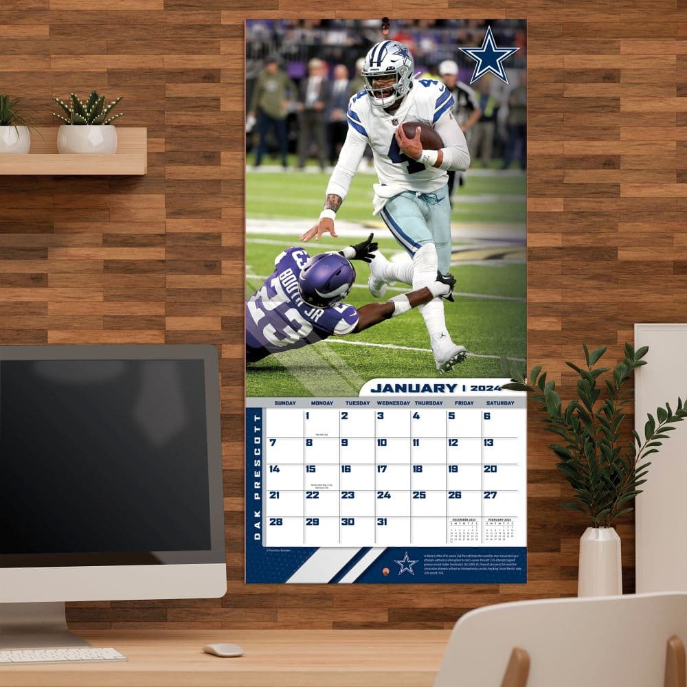 Dak Prescott 2024 Wall Calendar