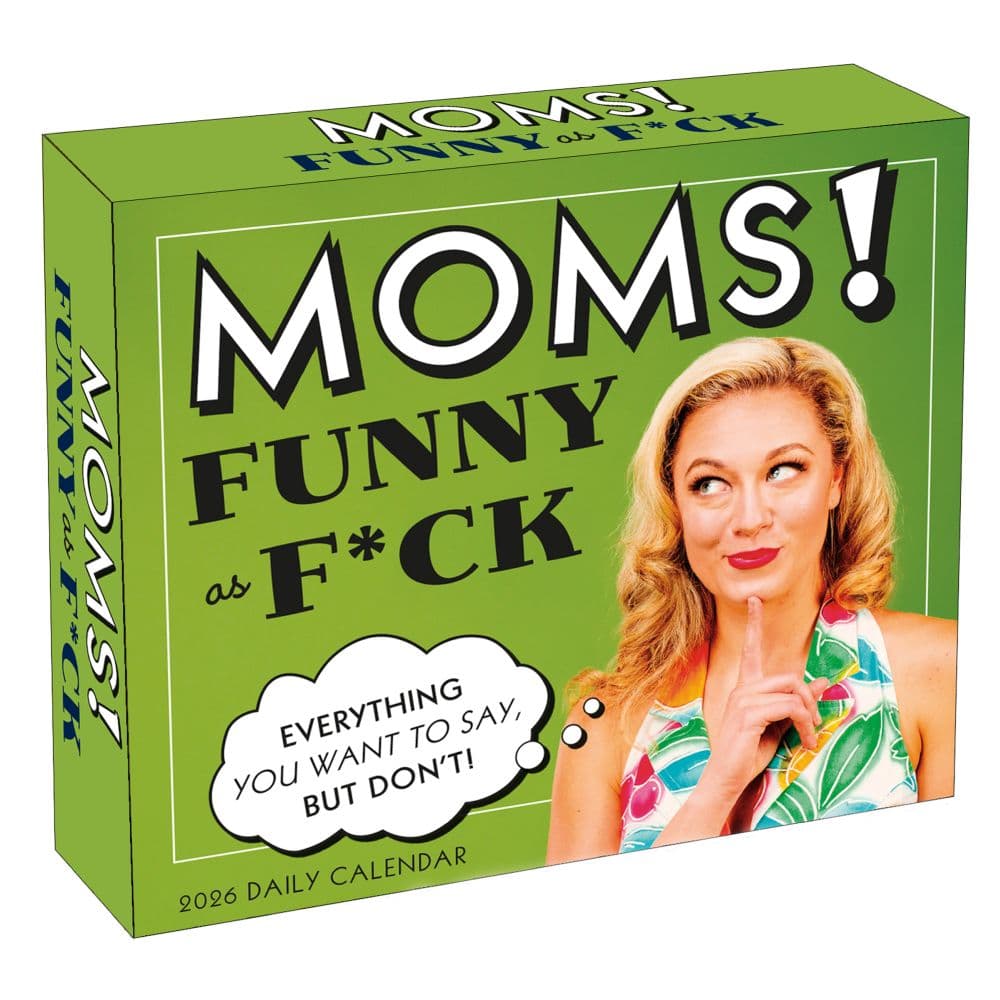 Moms Funny as Fck 2026 Desk Calendar Main Product Image