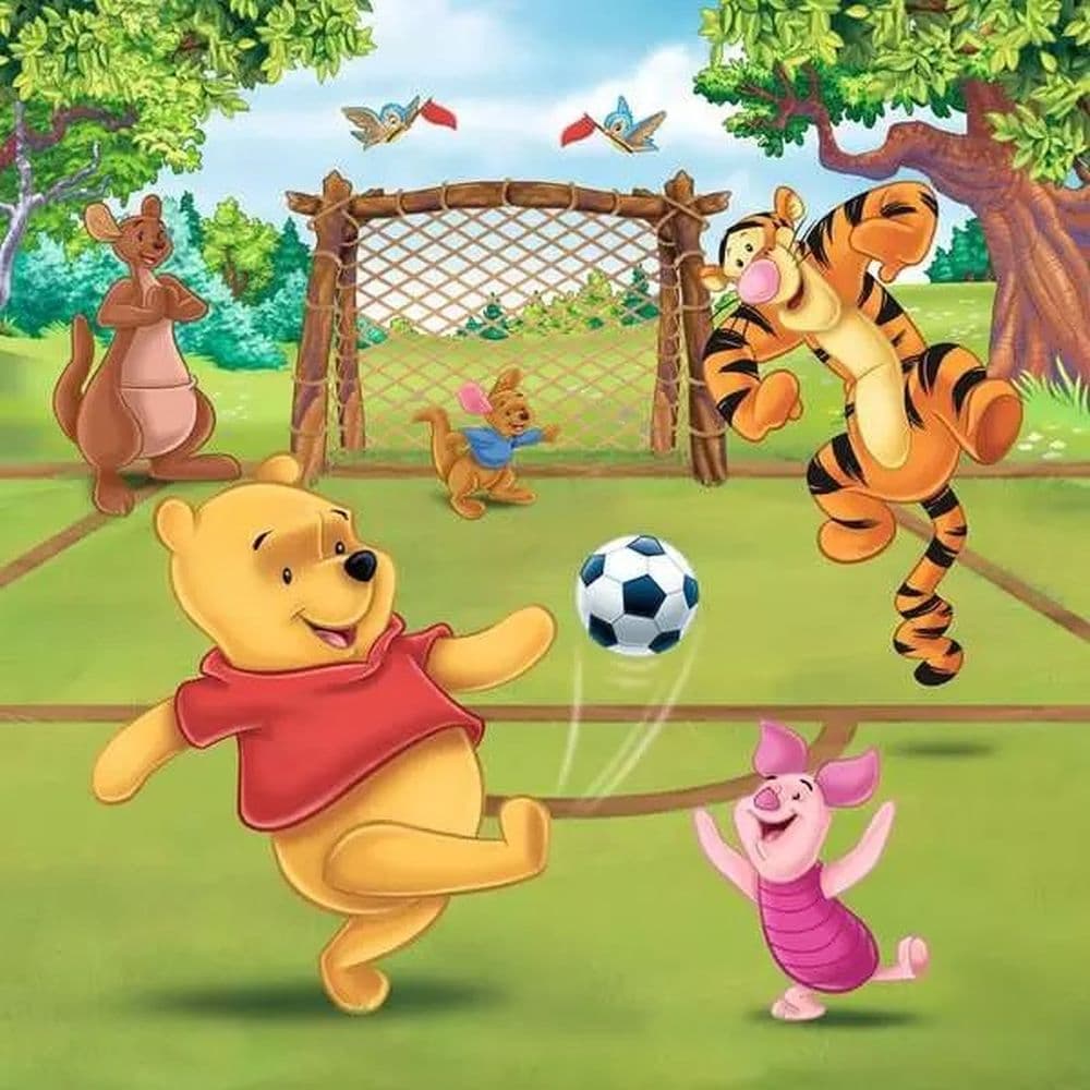 Pooh Sports Day 3x49 Piece Puzzle Fourth Alternate Image