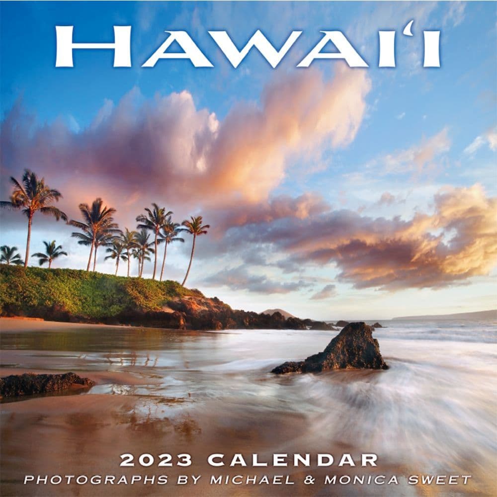 2023 Calendar With Hawaii Holidays Sunsets Of Hawaii 2023 Wall Calendar Calendars Com