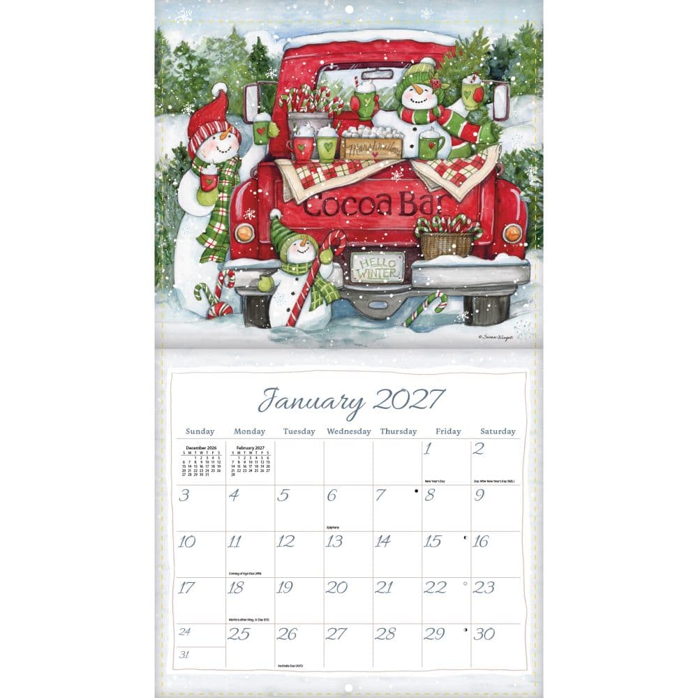 Truckin Along 2027 Wall Calendar by Susan Winget Second Alternate Image