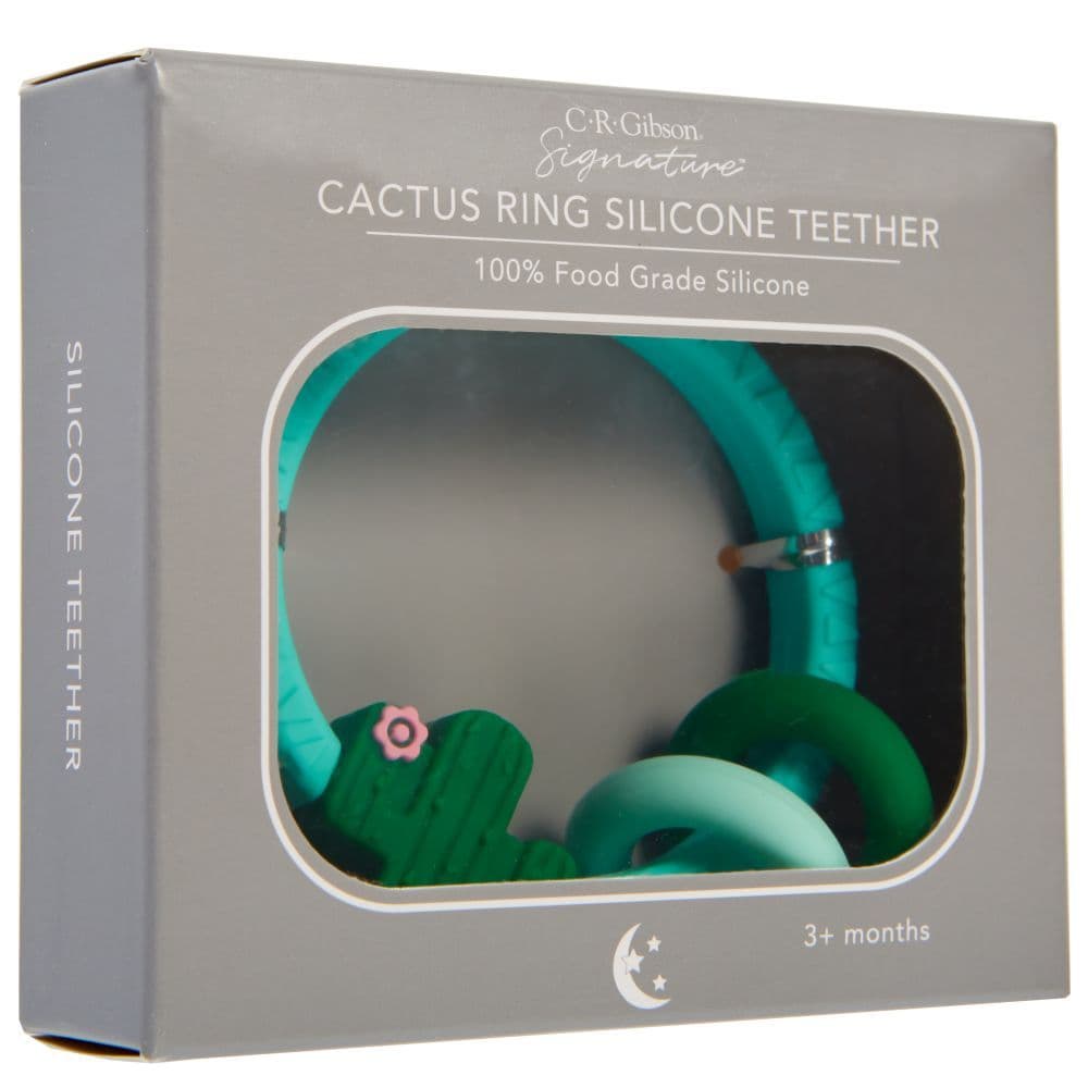 Silicone Teether Cactus Ring Alternate Image 4