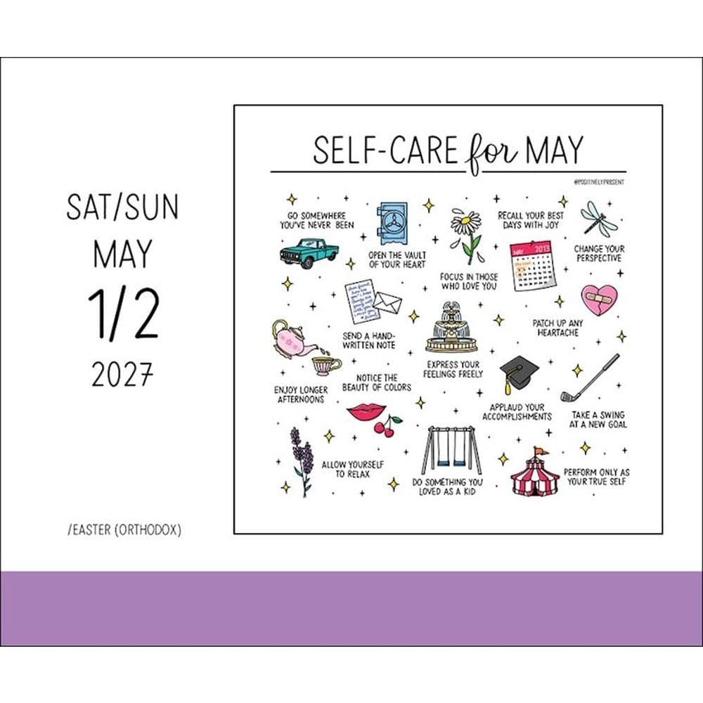 Positively Present 2027 Desk Calendar Third Alternate Image