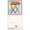 image Little Frogs Self Care Guide 2026 Mini Wall Calendar Third Alternate image
