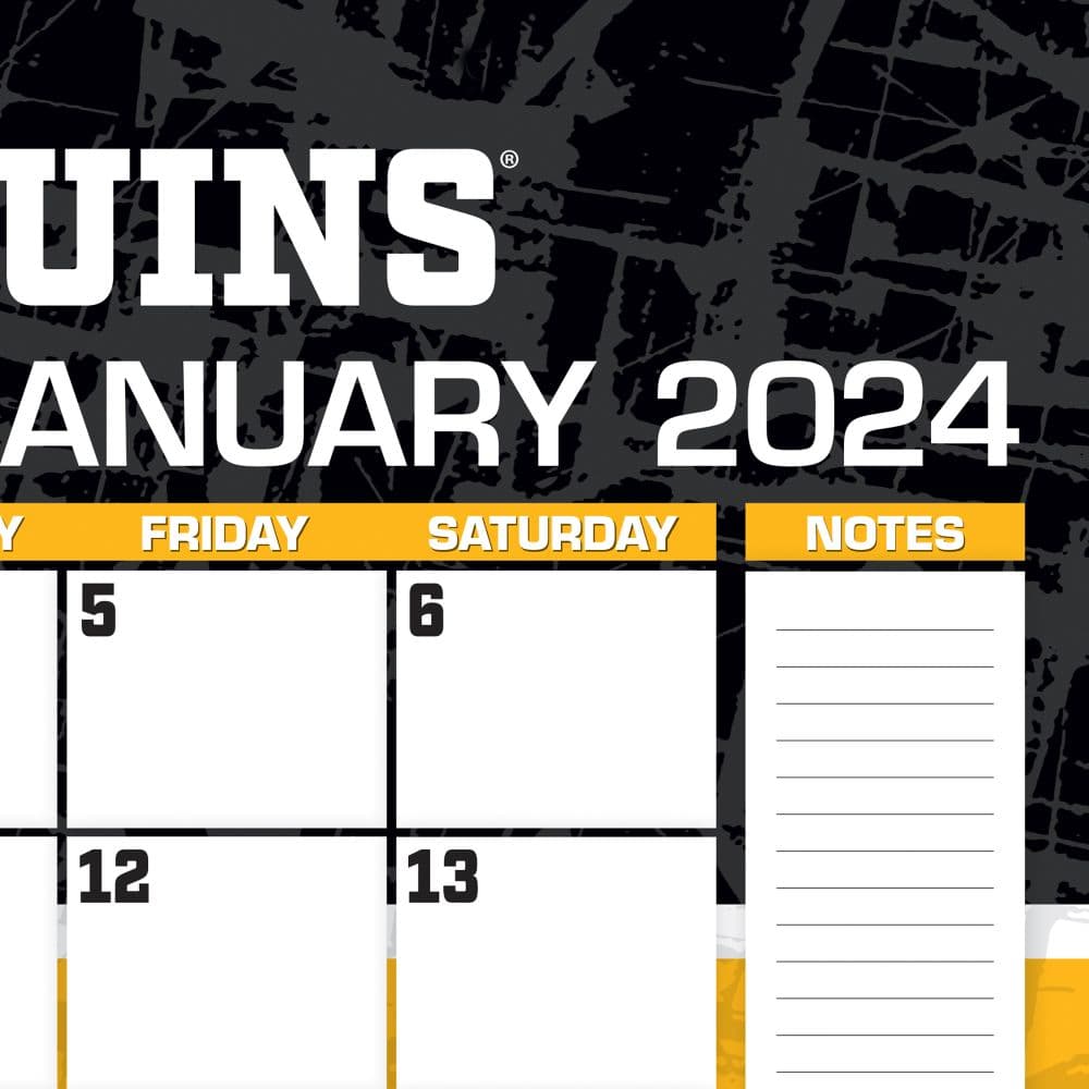 Boston Bruins 2024 Desk Pad