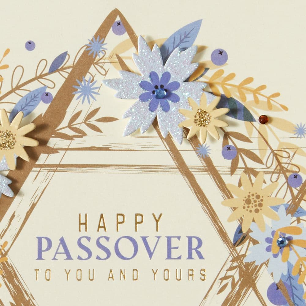 Star of David Wreath Passover Card Fourth Alternate Image width=&quot;1000&quot; height=&quot;1000&quot;