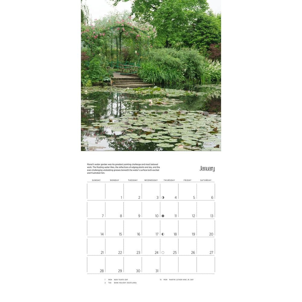 Monets Passion 2024 Mini Wall Calendar_ALT2