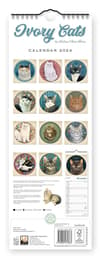 image Ivory Cats Slim back cover  width=''1000'' height=''1000''