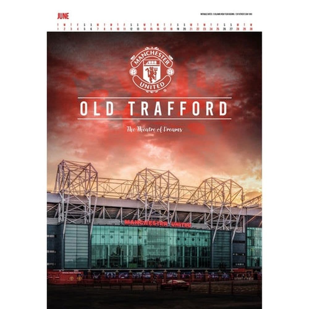 Manchester United FC Poster 2027 Wall Calendar Third Alternate Image