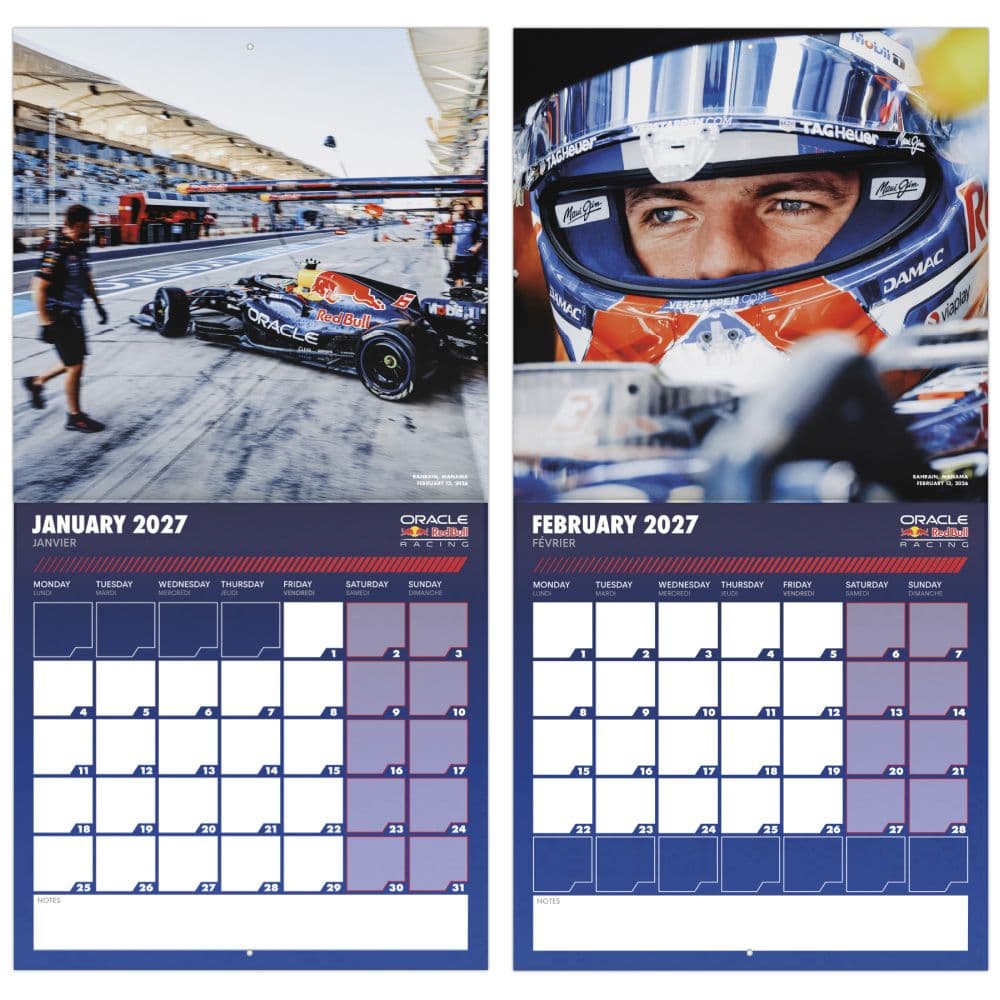Oracle Red Bull Racing 2027 Wall Calendar Fifth Alternate Image