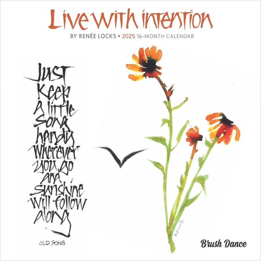 Live with Intention 2025 Mini Wall Calendar Main Product Image width=&quot;1000&quot; height=&quot;1000&quot;