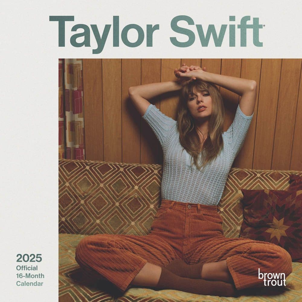 image Taylor Swift 2025 Mini Wall Calendar Main Image