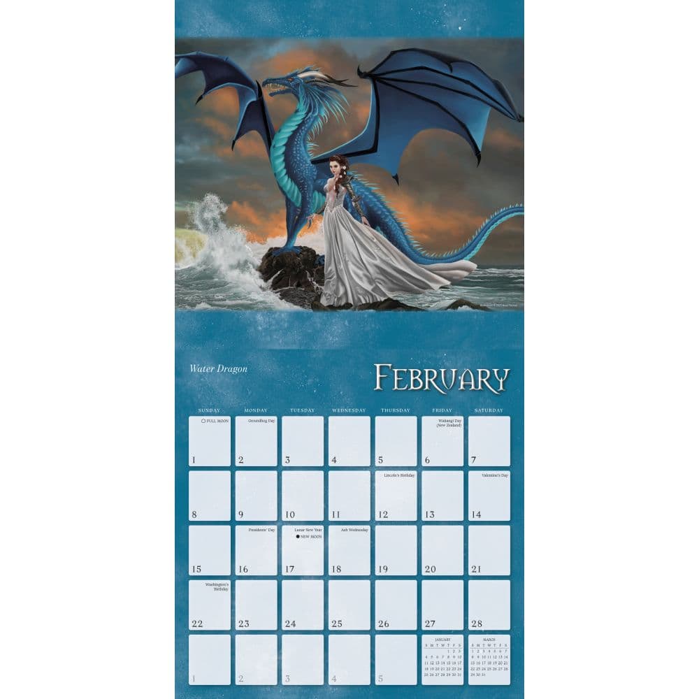 Dragon Witches 2026 Wall Calendar Second Alternate Image