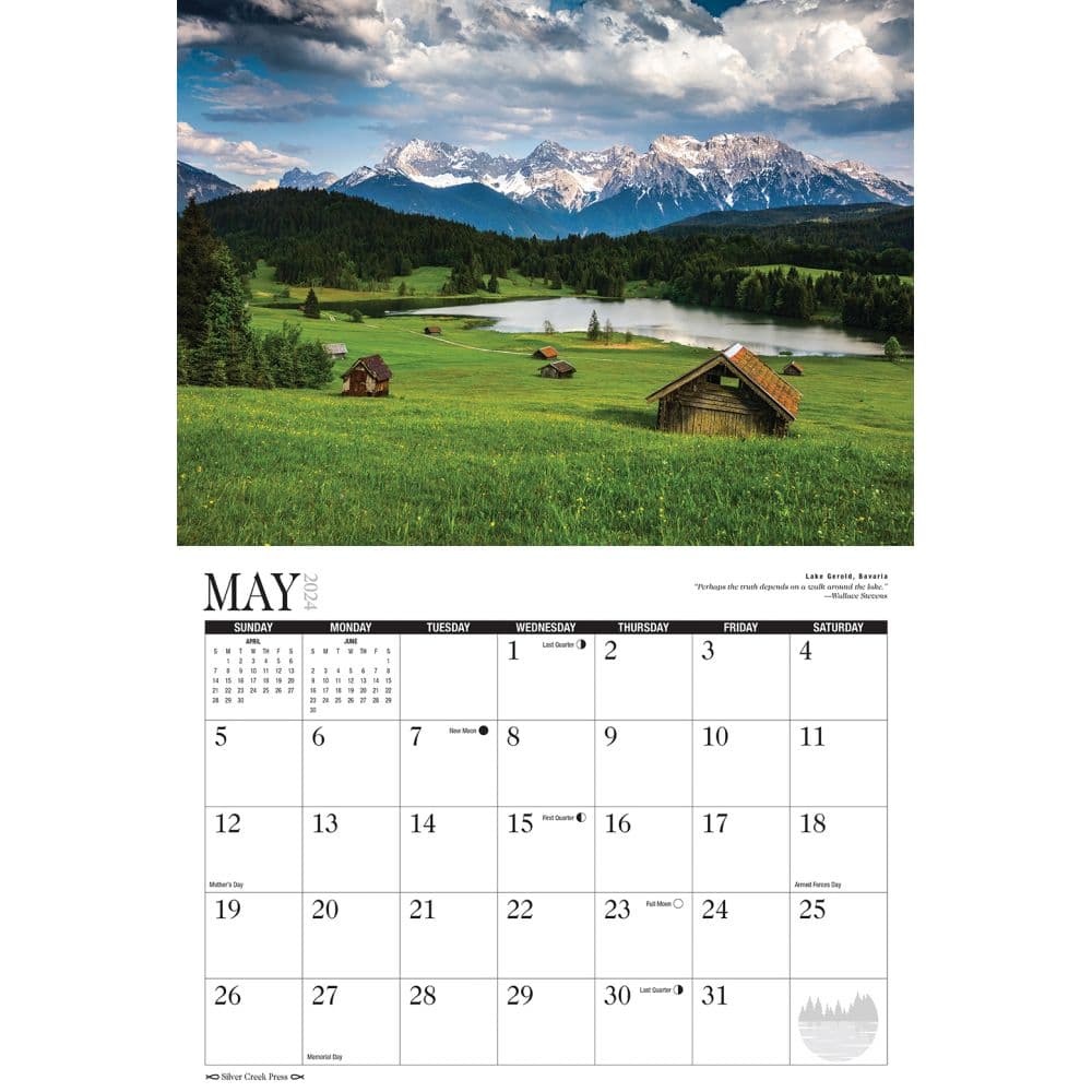 Lakes 2024 Wall Calendar Second Alternate Image width=&quot;1000&quot; height=&quot;1000&quot;