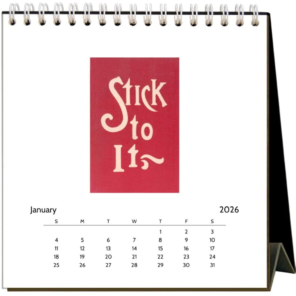 Words to Live By 2026 Easel Desk Calendar Second Alternate image