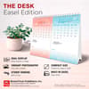 image Patterned 2027 Double View Easel Desk Calendar Fifth Alternate Image