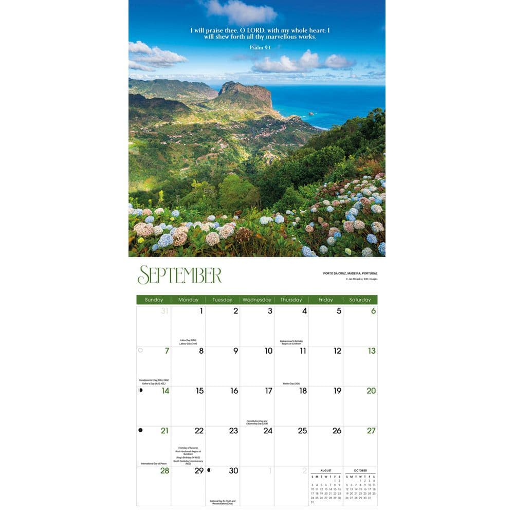 Psalms 2025 Wall Calendar Fourth Alternate Image width=&quot;1000&quot; height=&quot;1000&quot;