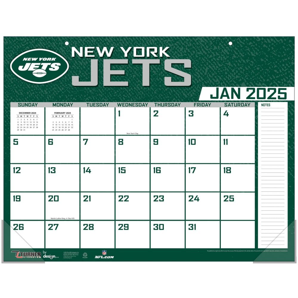 NFL New York Jets 2025 Desk Pad First Alternate Image