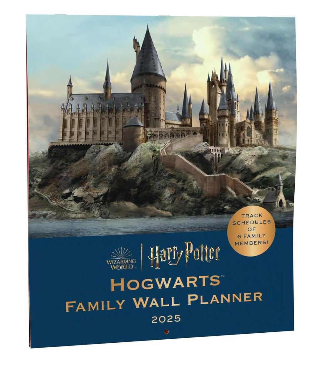 Harry Potter Hogwarts Family 2025 Wall Calendar front cover