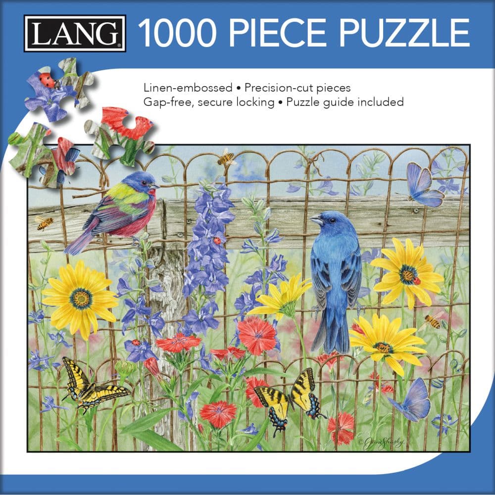 Wings and Wildflowers 1000 Piece Puzzle Fifth Alternate Image