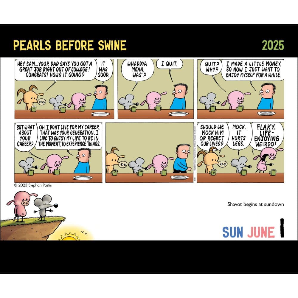 Pearls Before Swine 2025 Desk Calendar Fourth Alternate Image