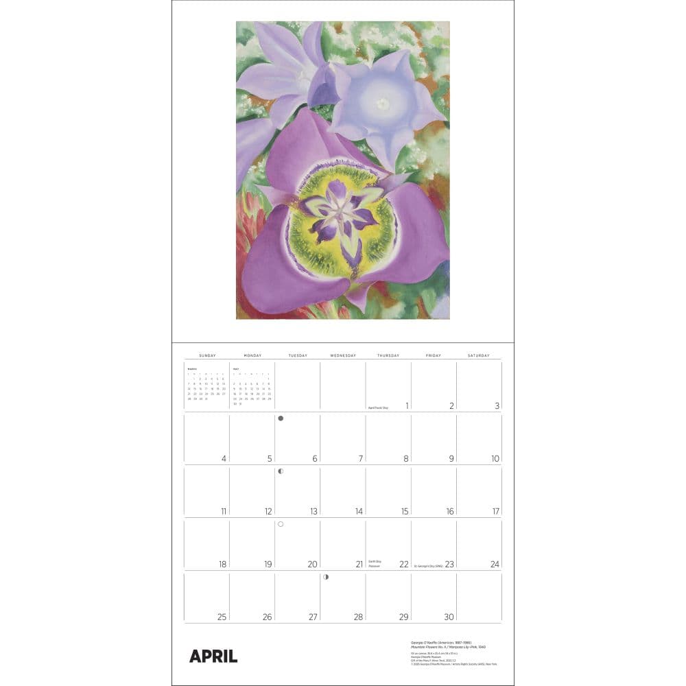 Georgia OKeeffe 2027 Wall Calendar Fifth Alternate Image