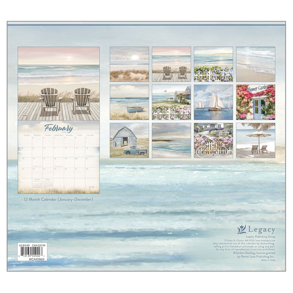 Shore 2026 Wall Calendar First Alternate Image