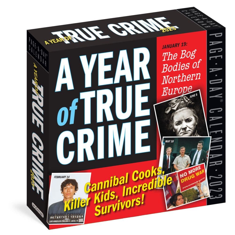 Workman Publishing A Year of True Crime 2023 Page-A-Day Calendar
