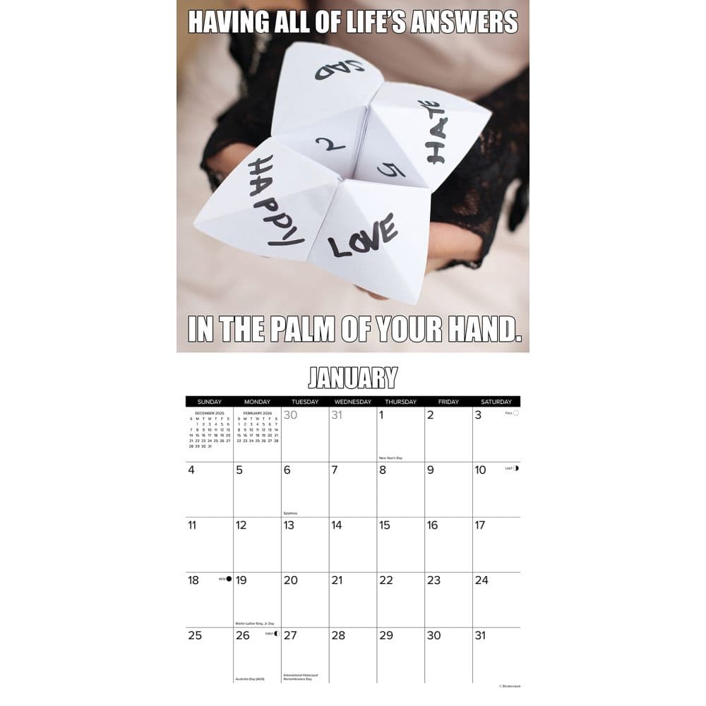 Totally 90s 2026 Wall Calendar Second Alternate Image
