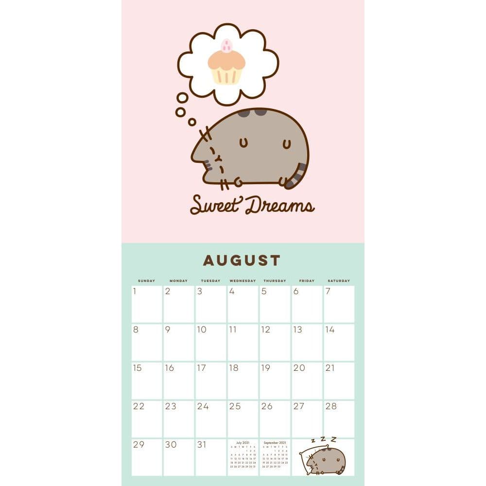 2022 Pusheen Calendar - January Calendar 2022