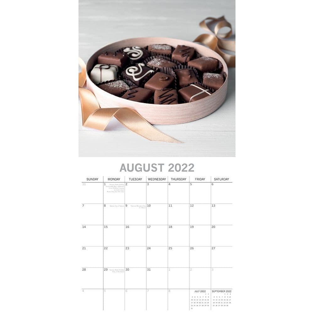 Chocolate 2022 Wall Calendar