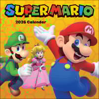 image Super Mario Brothers 2026 Wall Calendar Main Image