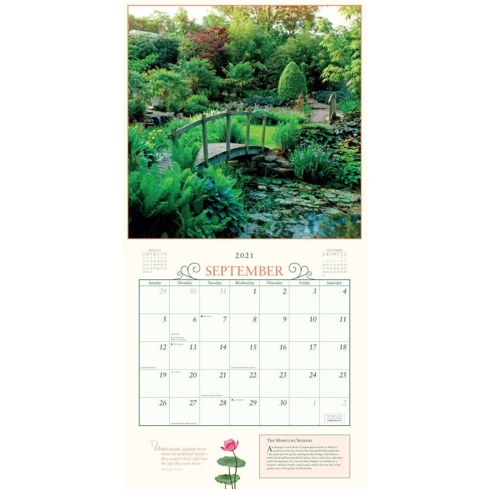 Secret Garden Wall Calendar