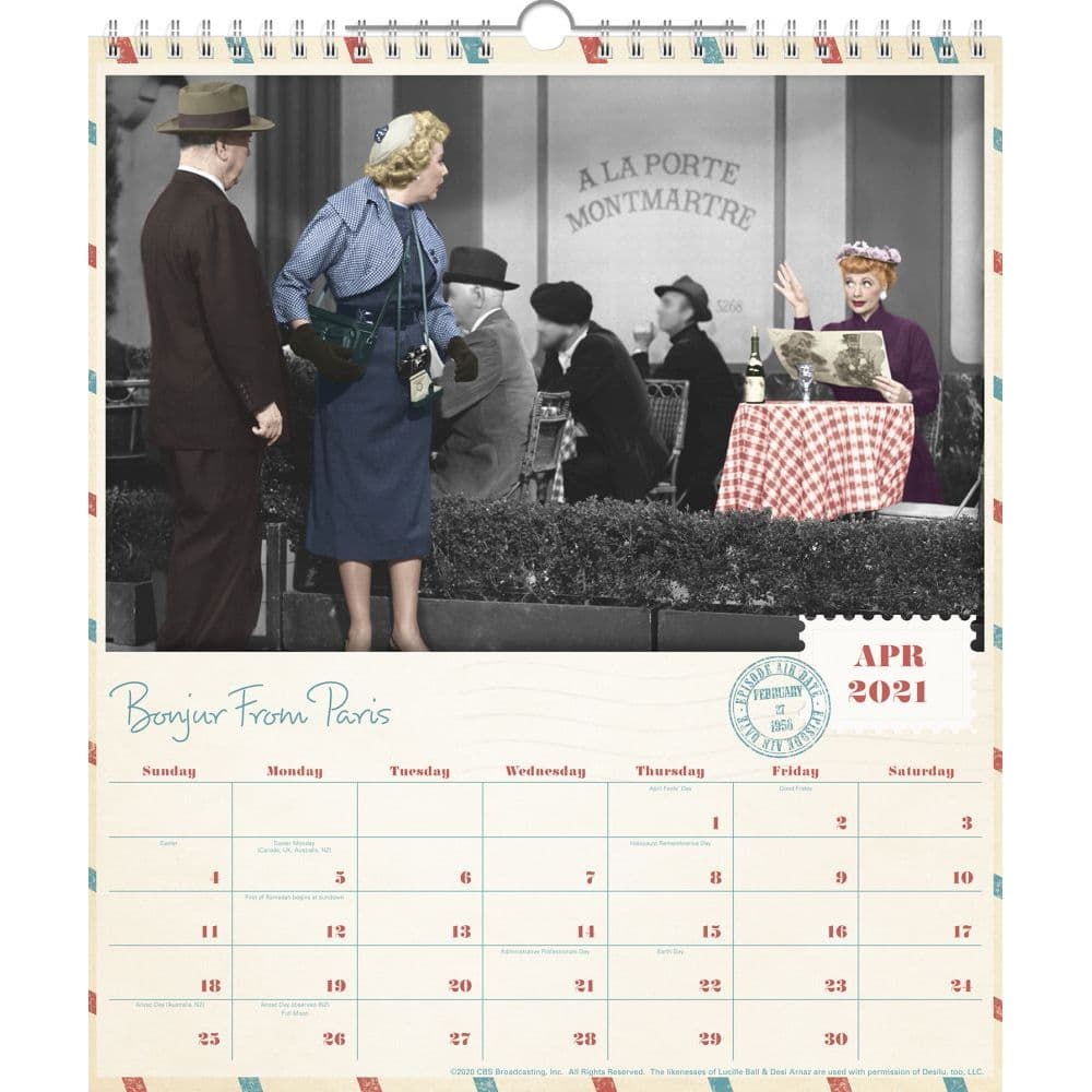 I Love Lucy Special Edition Wall Calendar - Calendars.com