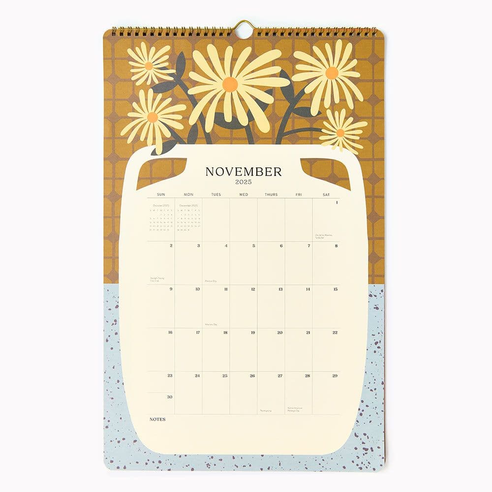 Flower Vase 2026 Wall Calendar Second Alternate Image