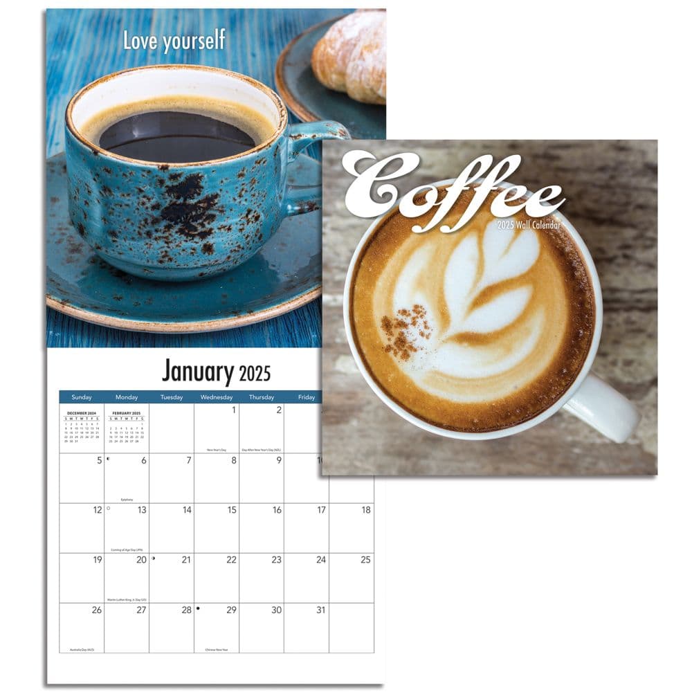 Coffee Special Value 2025 Mini Wall Calendar Third Alternate