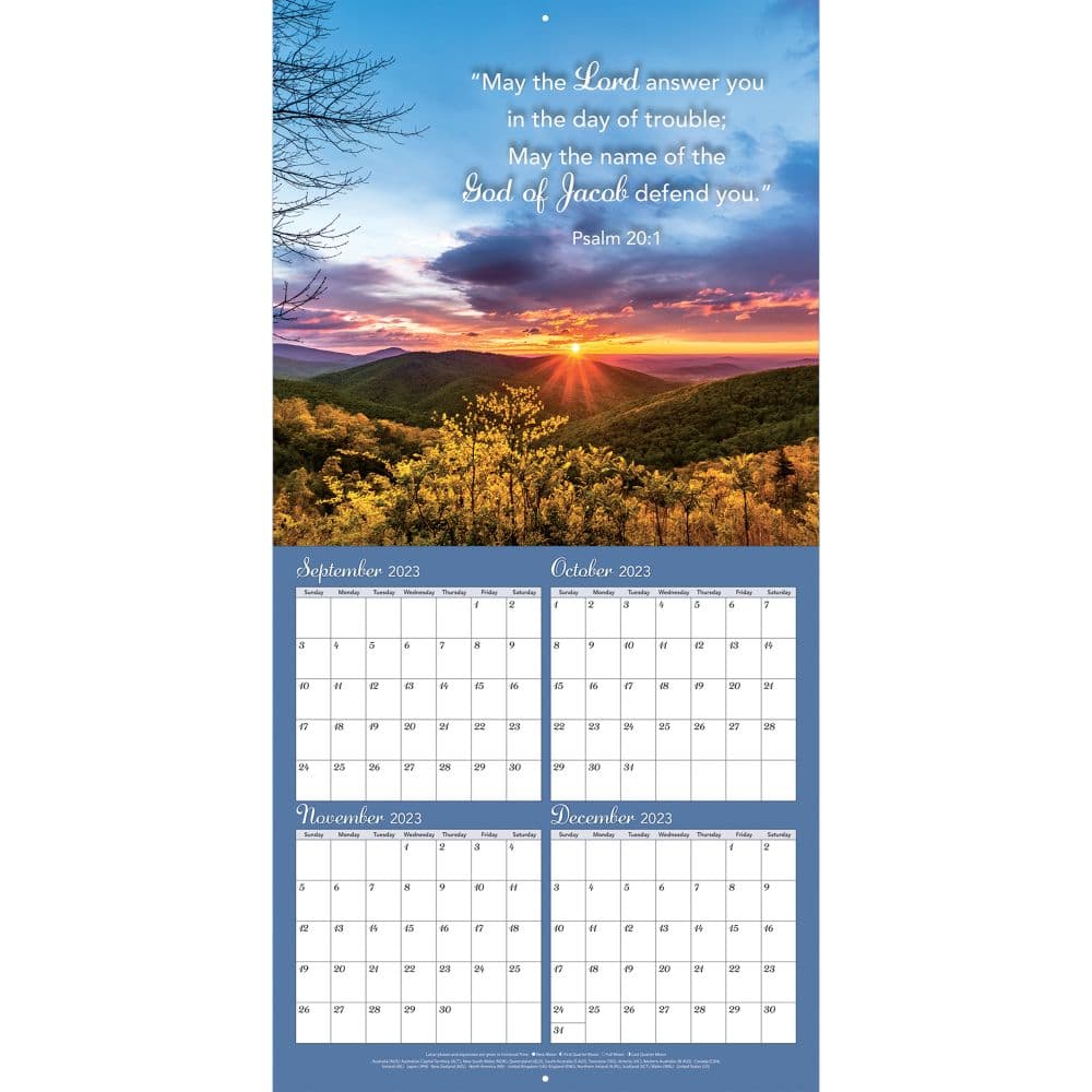 Psalms 2024 Wall Calendar