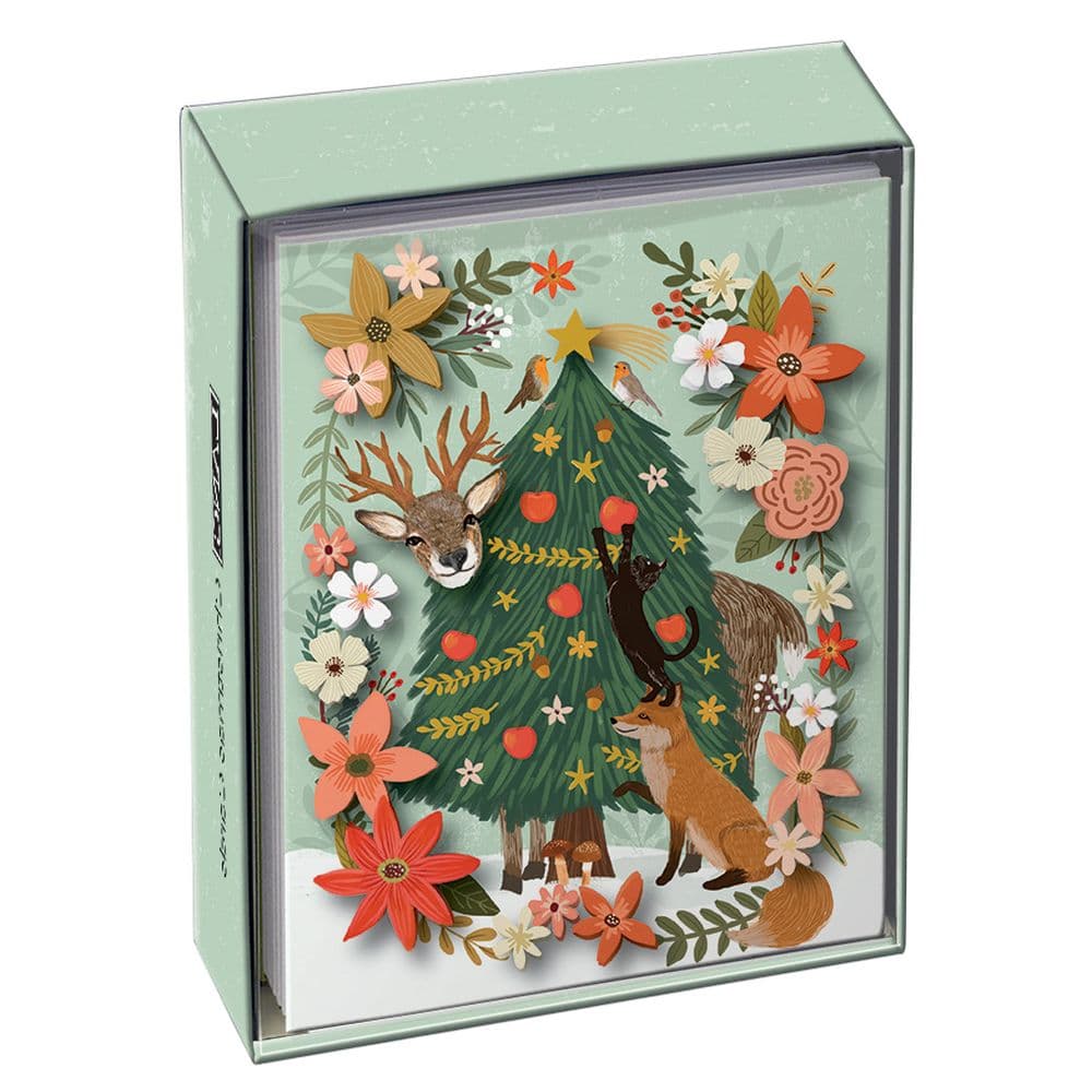 Festive Forest Friends Luxe Christmas Cards Third Alternate Image
