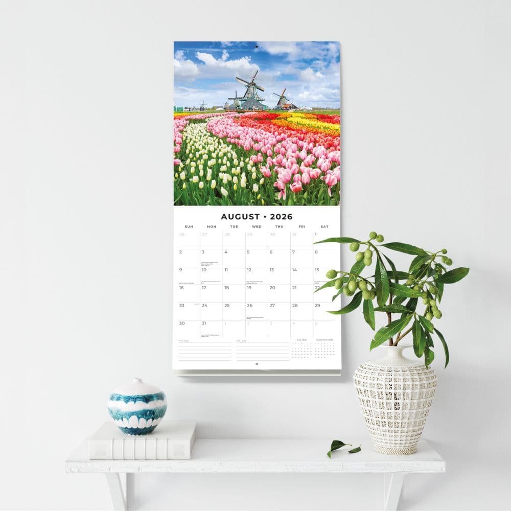 Windmills of Holland 2026 Wall Calendar Third Alternate